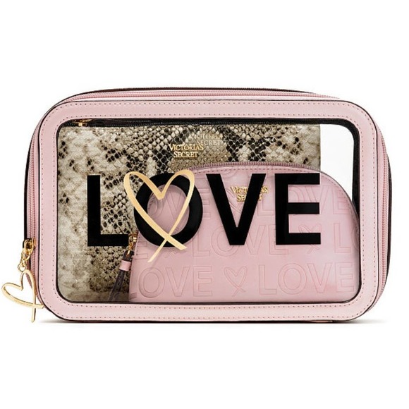 Victoria's Secret LOVE Backstage Nested Trio Pink - Picture 2 of 8